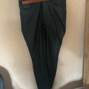 White House Black Market Coated High-Rise Skinny Jeans